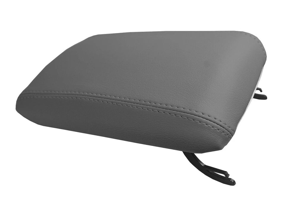 Leather Console Lid Pull Over Cover for Mitsubishi Eclipse (1995–1999) Gray