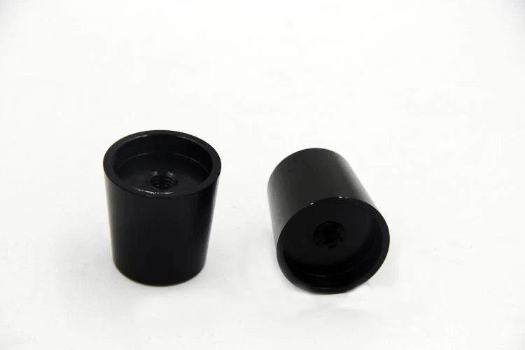 Set of 2 Billet Black Handle Bar Ends for Honda CBR (1993–2007)