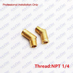 2Pcs Sea Water Pump Elbow Hose Tail Connector for Yanmar 2GM20 (New) 128270-49300