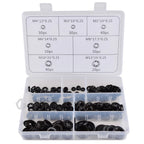 260Pcs Washer Rings Clamp Locking Push Clips Fasteners Assortment Kit