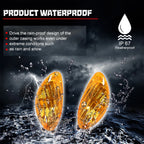 2X Rear Turn Signal Lights for Suzuki Hayabusa GSX1300R (2008–2020) Amber