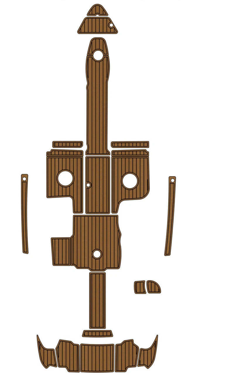 EVA Foam Teak Floor Mat for Sea Ray 270 SLX (2007) R1