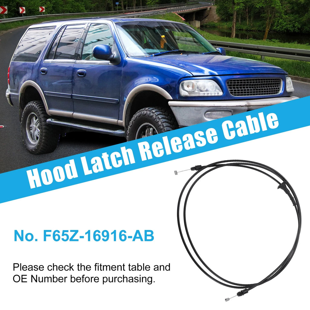 Hood Release Cable for Ford F-150 Expedition Navigator (1997–2021)