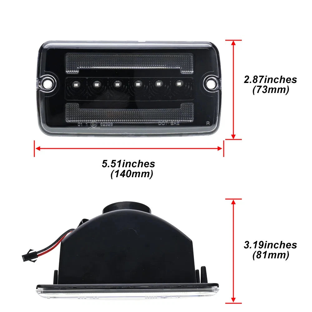 LED Front Corner Turn Signal Lamp for Jeep Wrangler TJ (1997–2006)