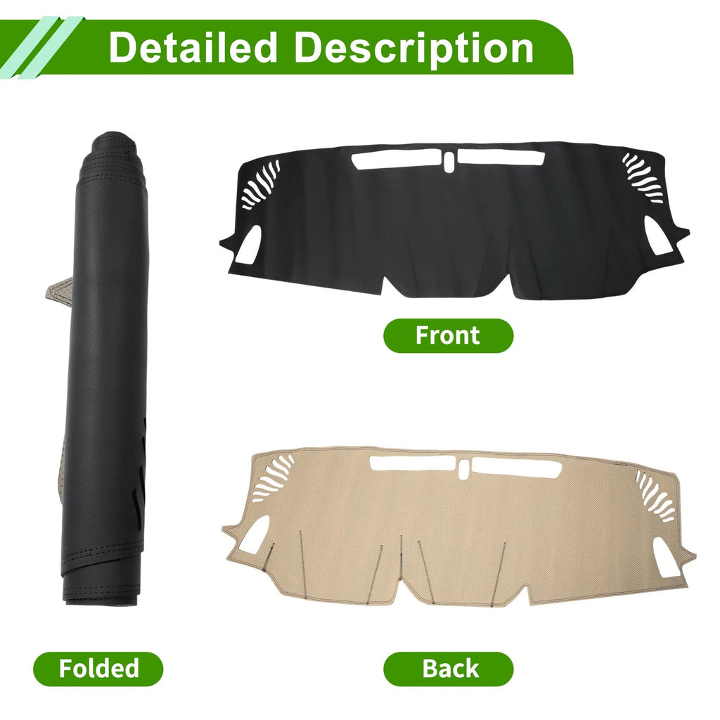 Dashboard Cover for Subaru Crosstrek (2024) - Dash Cover Mat Carpet Black