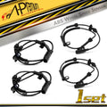 Set of 4 ABS Wheel Speed Sensors for Jeep Cherokee (2014–2020)