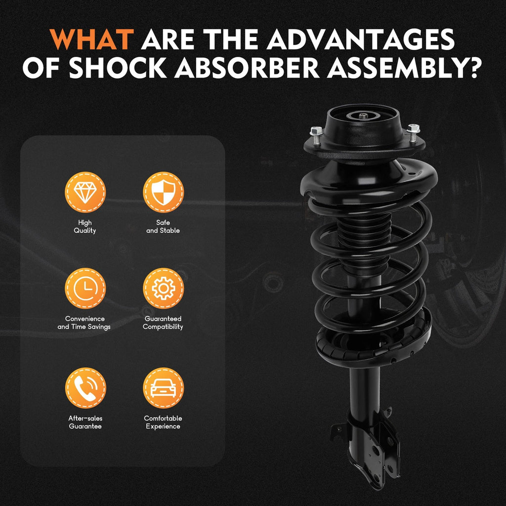 Pair Front Strut & Coil Spring Assembly for Subaru Outback (2010-2012)