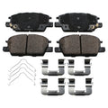 Set of 4 Akebono ProACT Front Ceramic Brake Pads for LaCrosse Equinox Malibu Terrain (2010–2016)
