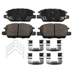 Set of 4 Akebono ProACT Front Ceramic Brake Pads for LaCrosse Equinox Malibu Terrain (2010–2016)