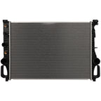 Radiator for Mercedes-Benz E320 E350 (2003–2009) Aluminum 8" Inlet Outlet