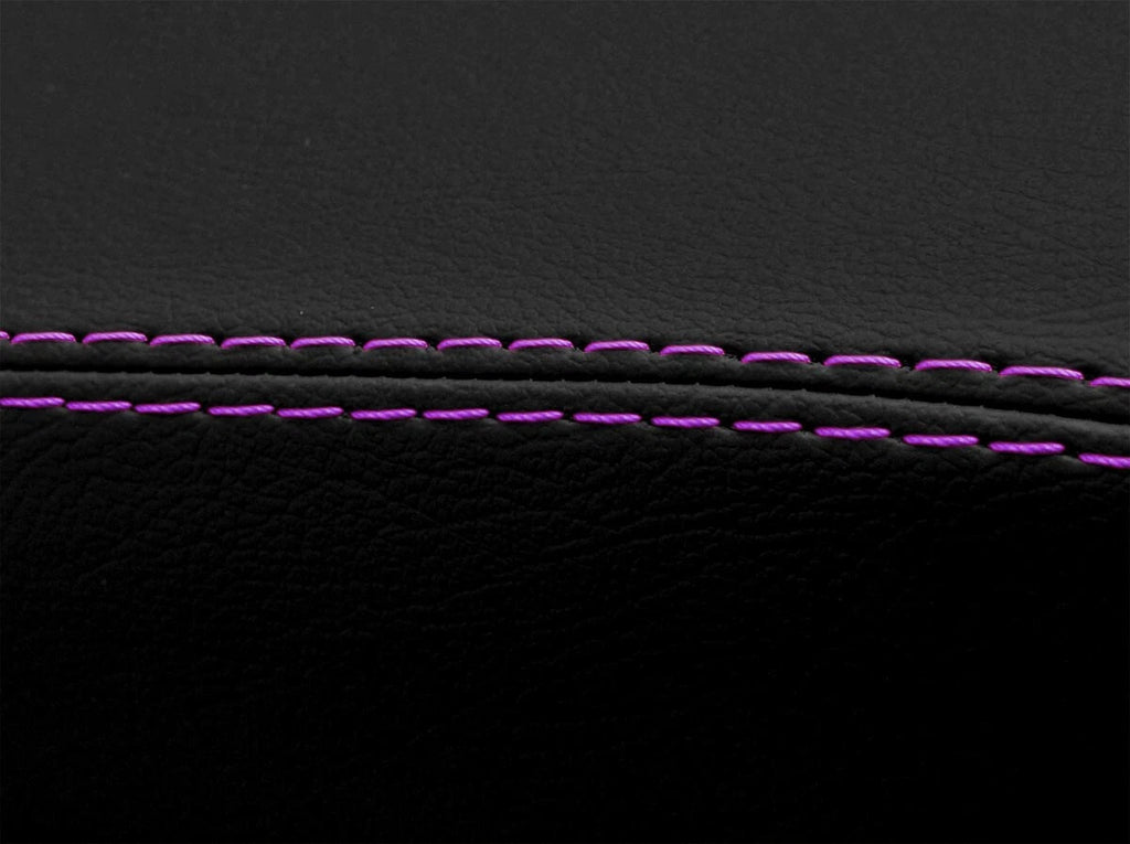Leather Manual Shift Boot Cover for Ford Mustang (1987–1993) Purple Stitch