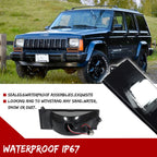 Smoke LED Front Bumper Signal Lights for Jeep Cherokee, Comanche (1984–1996)