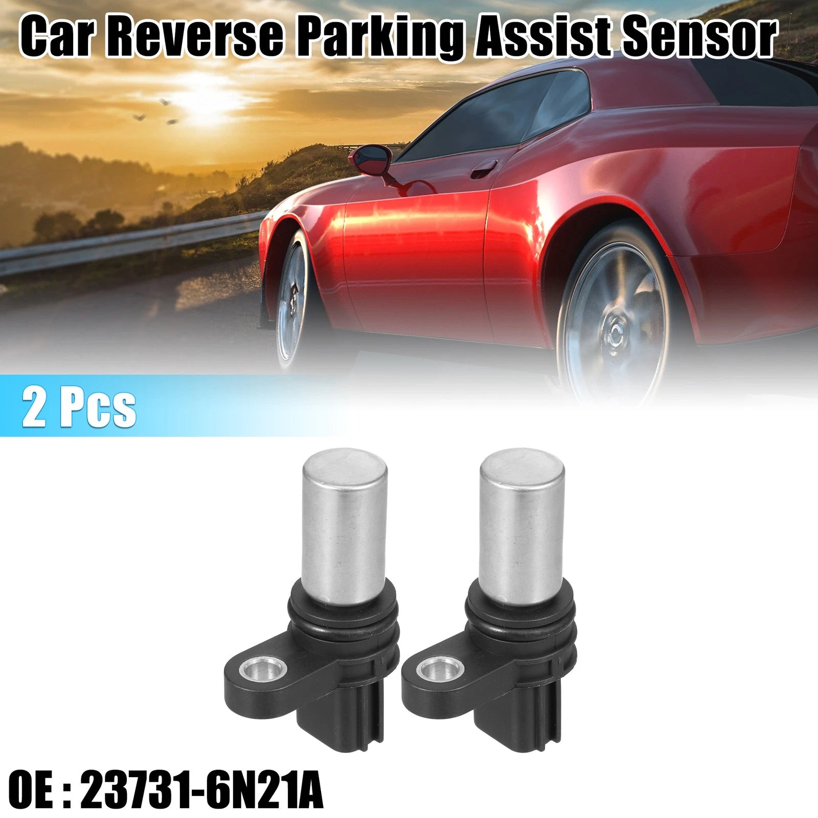 2X Engine Crankshaft Position Sensor 23731-6N21A for Nissan Frontier (2009–2019)