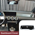 Dashboard Cover Mat for Mercedes CLA (2013–2019) Sun Protector Black Blue