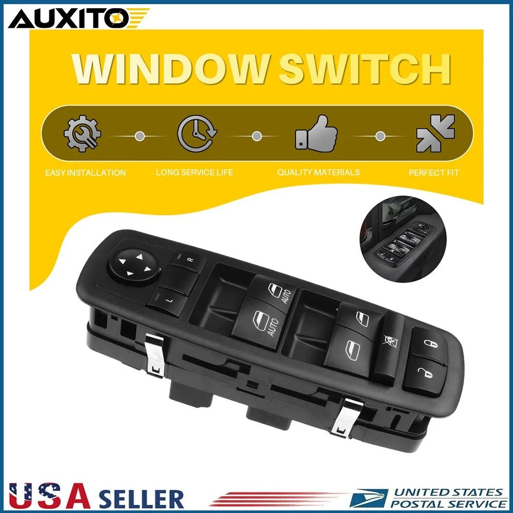 Front Left Master Power Window Control Switch for Jeep Cherokee (2014–2017)