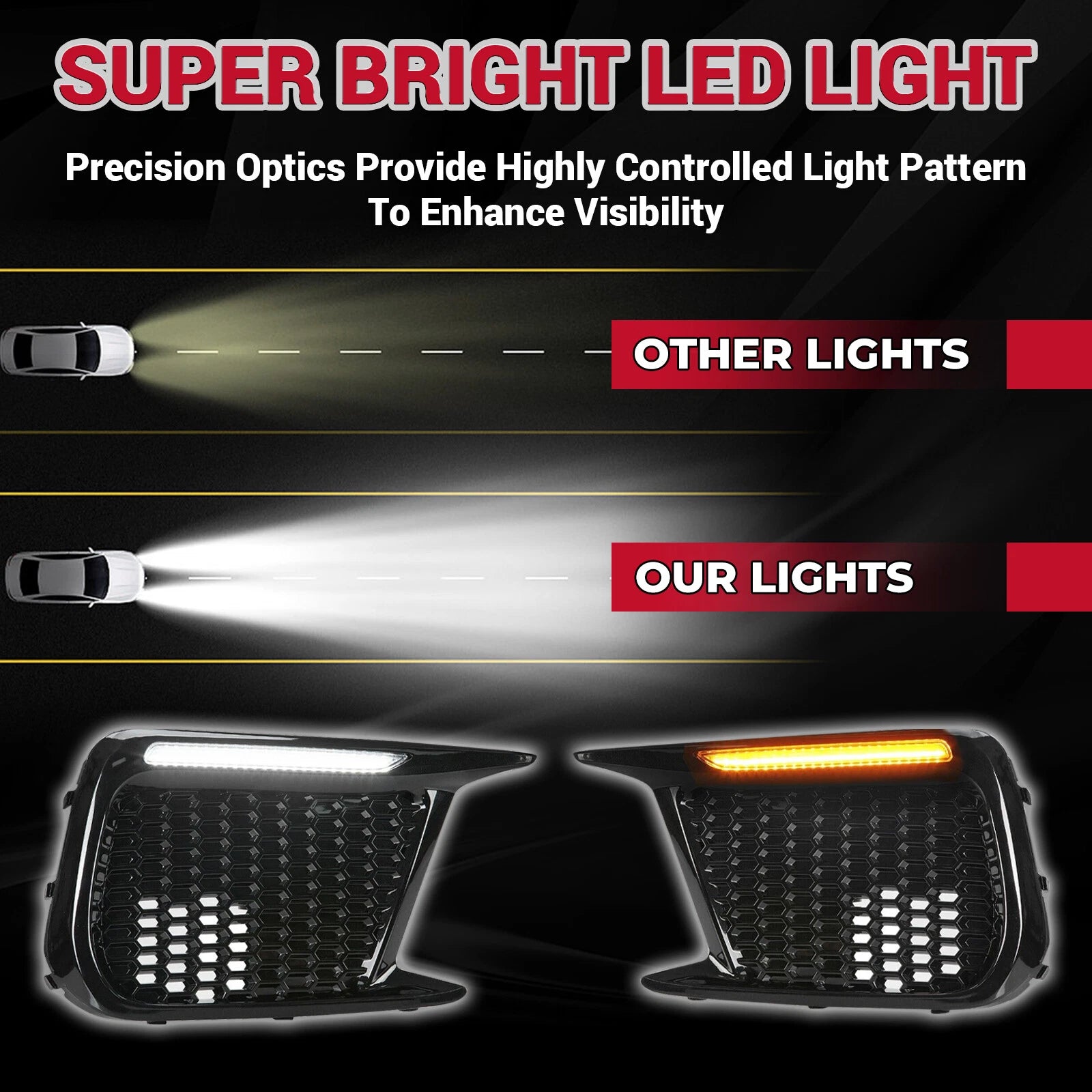 LED Fog Light Bezels for Subaru WRX STI (2018-2021)