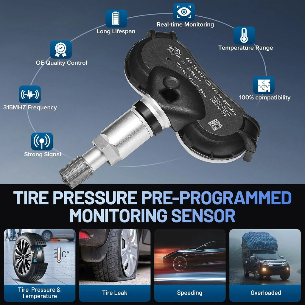 TPMS Tire Pressure Sensor for Toyota Tundra Sequoia Sienna (2014–2021)