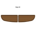 EVA Faux Foam Teak Deck Floor Pads for Baja 24 Swim Platform