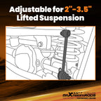 Adjustable Front Sway Bar Links for Jeep Cherokee XJ (1984–2001)