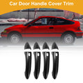 Door Handle Cover Trim for Chevrolet Cruze (Carbon Fiber, Black)