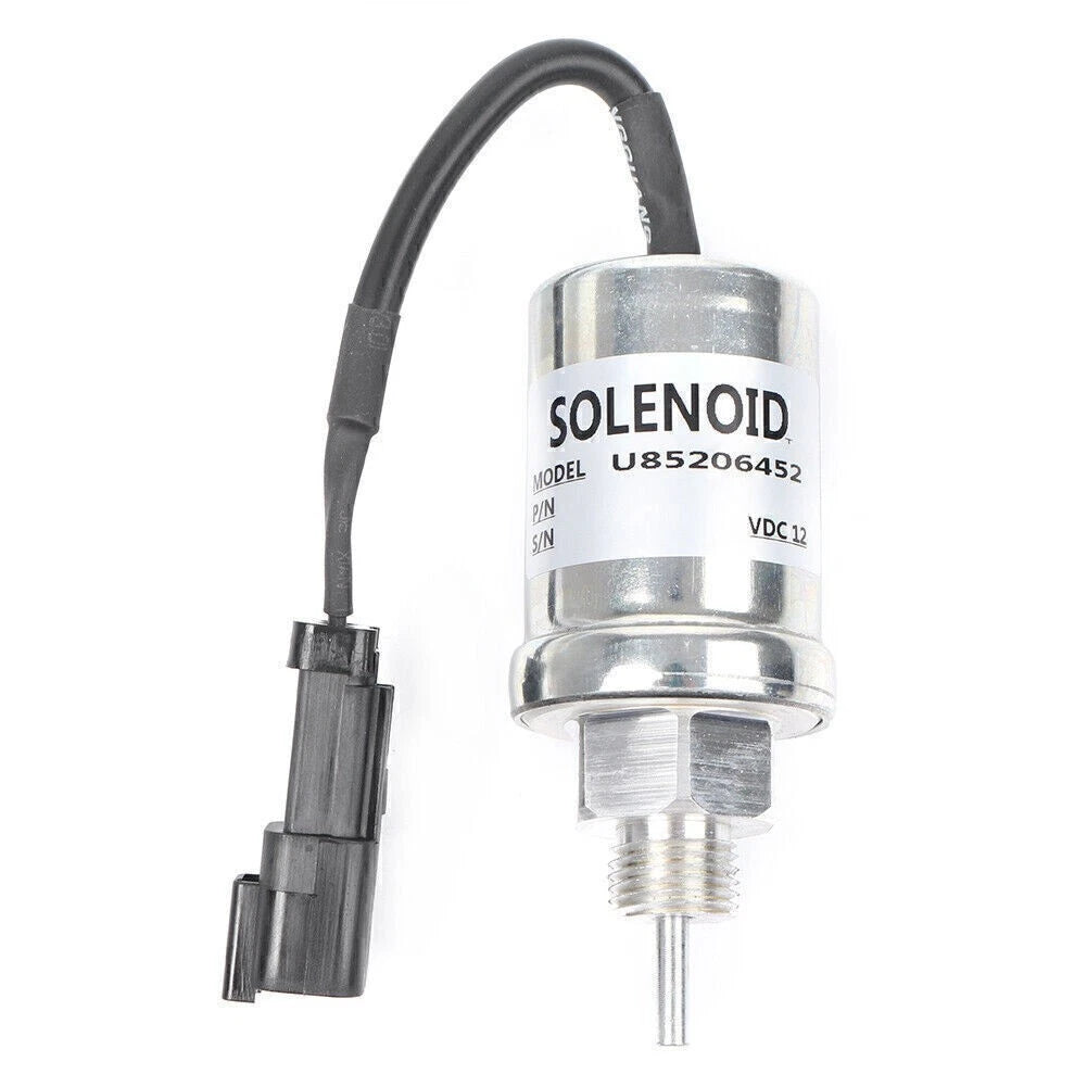 12V Fuel Shut Off Solenoid for Perkins 403C-11, 403C-15, 404C-22, 404C-22T