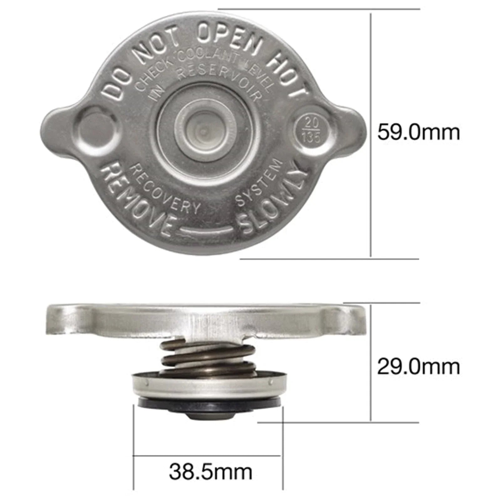 Radiator Cap 3.7L-5.2L for Valiant VF (1969-1970)
