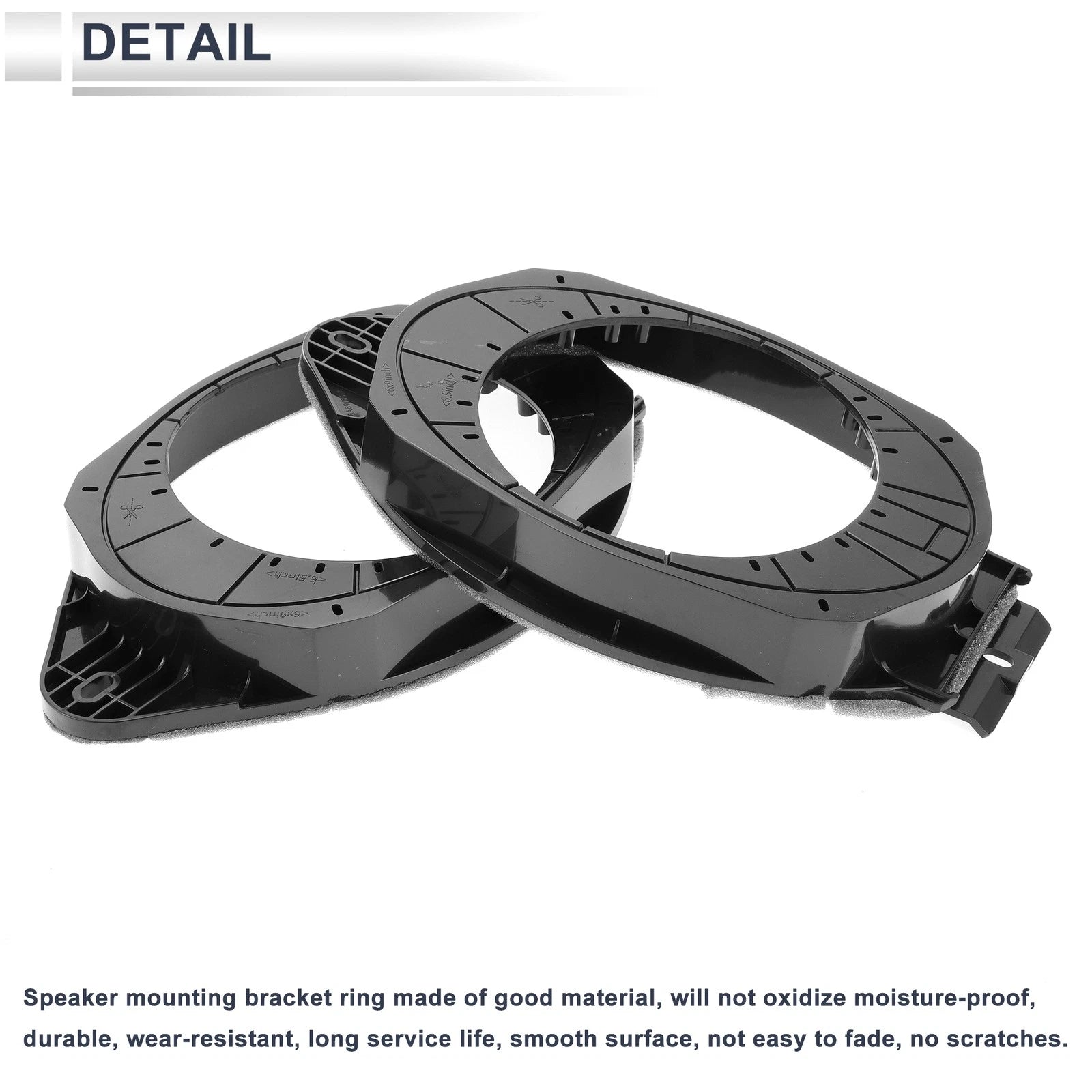 Set of 2 Speaker Spacer Rings for Buick 6x9" Tweeter
