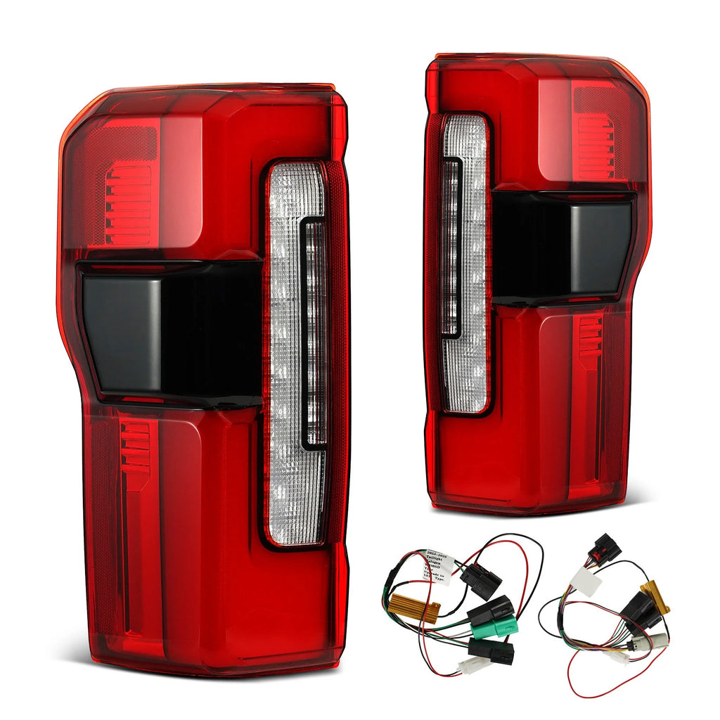 LED Tail Lights for Ford F-250 Super Duty (2023–2026) - Halogen Upgrade, BSD Pair