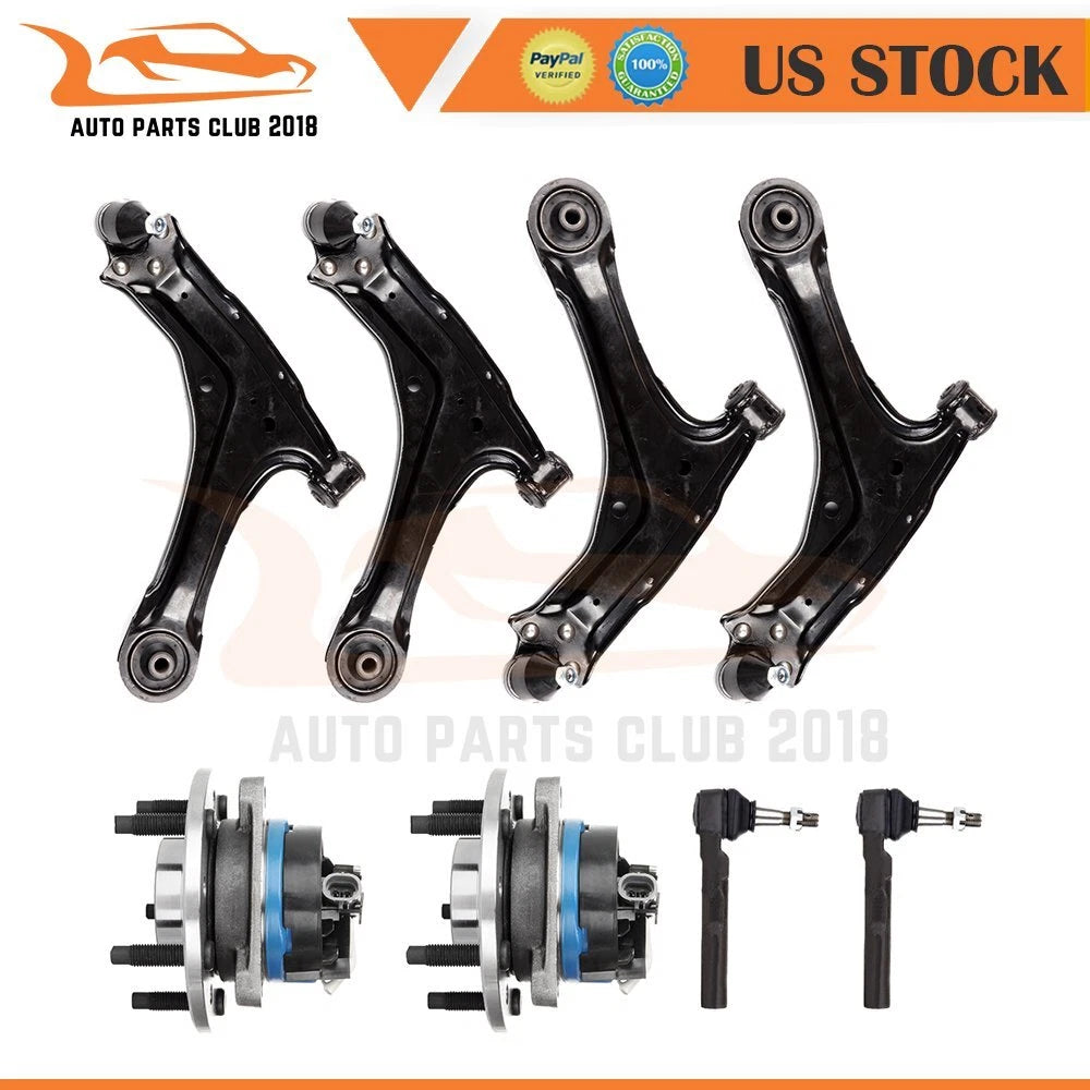 Set of 6 Wheel Hub Bearing Assemblies for Chevrolet Pontiac (2002)