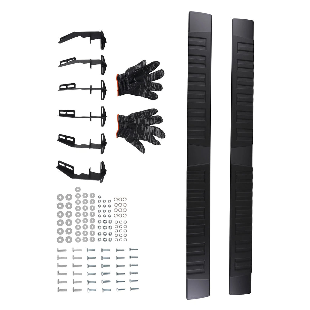 6" Side Step Running Board for Dodge Ram 1500 Quad Cab (2019–2025) Black Anti-Slip