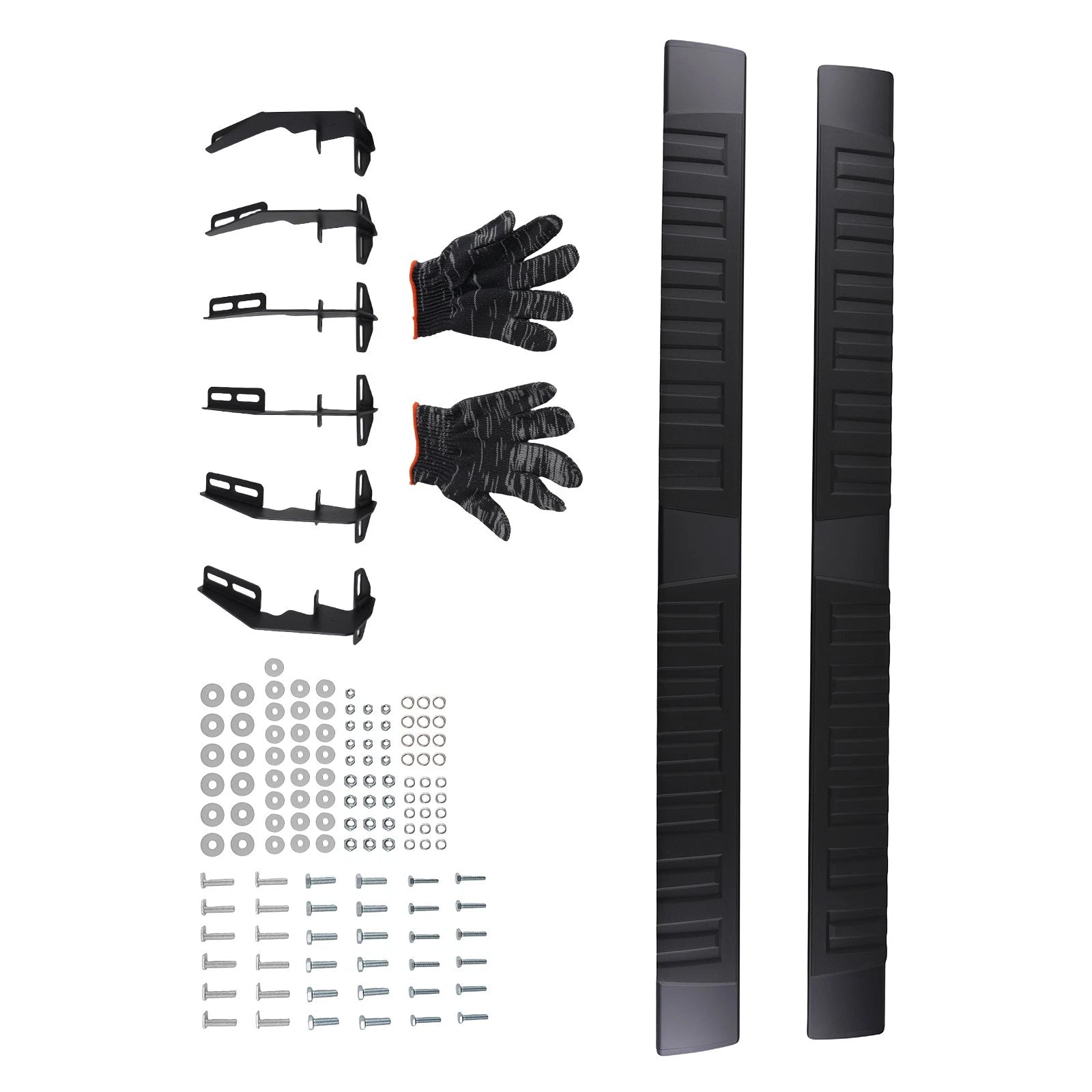 6" Side Step Running Board for Dodge Ram 1500 Quad Cab (2019–2025) Black Anti-Slip