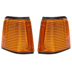 Set of 2 Front Amber Marker Lights Lens for Cutlass Supreme Calais 1987-1988