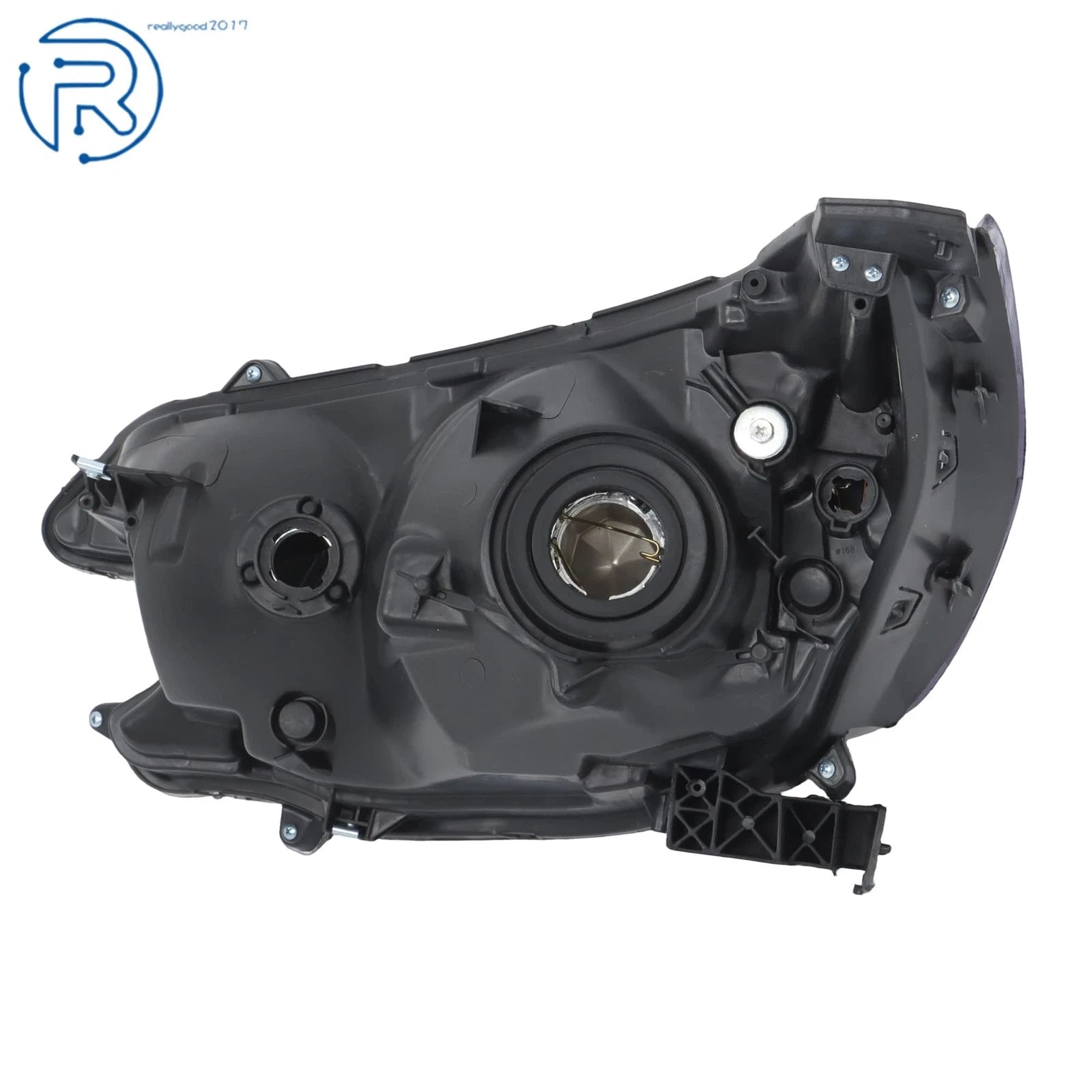 Headlights for Honda CR-V (2012-2014) Halogen Black Right Passenger Side