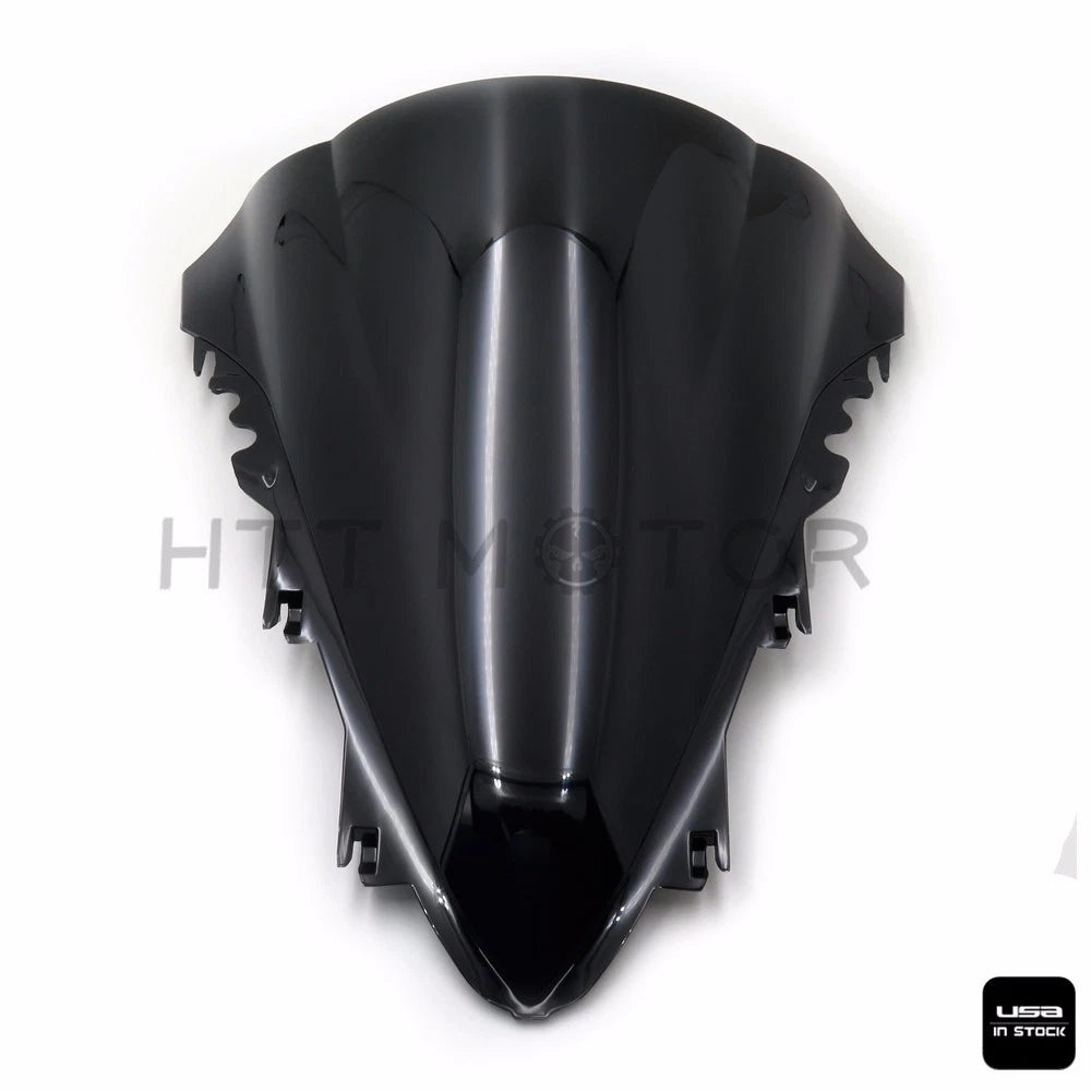 Smoke Double Bubble Windshield for Yamaha YZF R1 (2007–2008)