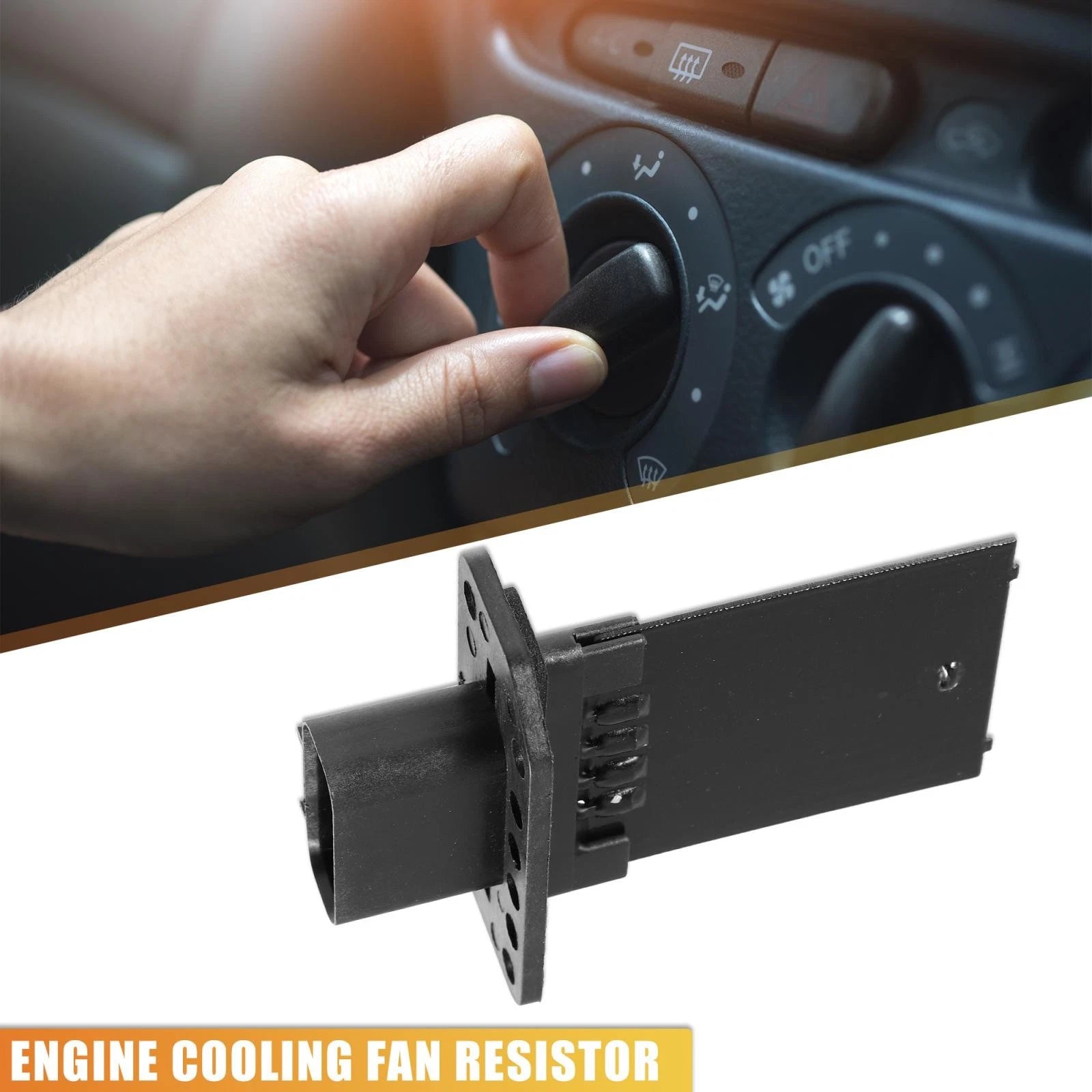 HVAC Fan Blower Motor Resistor for Ford Lincoln Mercury (3F2Z-18591-AA)