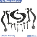 12pc Front Suspension Control Arms Kit for Ford Fusion Milan (2006–2007)