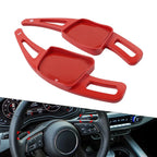 Steering Wheel Paddle Shifter Extension for Audi A3 A4 A5 Q3 Q5 Q7 Q8 (2013–2023) Red