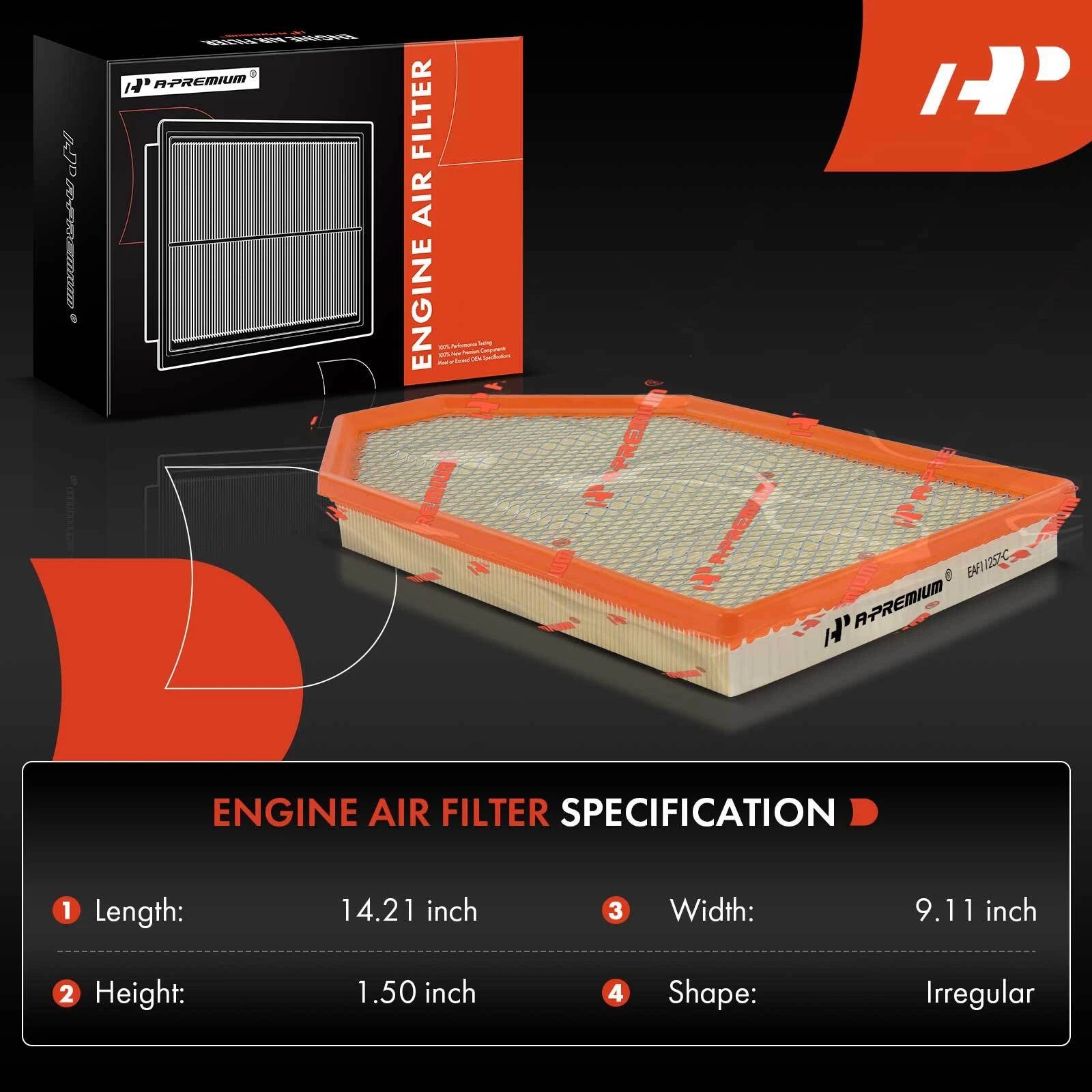 Engine Air Filter for Dodge Charger Challenger Chrysler 300 (2011-2022)