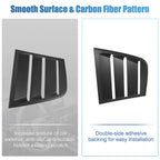 2pcs Window Louvers Air Vent Scoop Shades Cover for Dodge Charger (2011–2021)