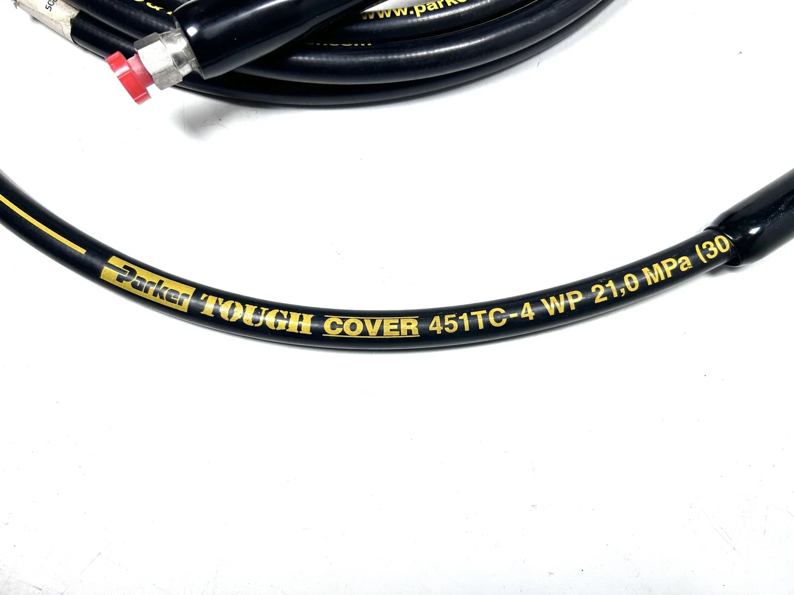 Hydraulic Tough Cover Pressure Hose 20FT for Parker 451TC-4 (3000 PSI)