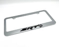 Chrome License Plate Frame with SRT Hellcat Emblem for Dodge Charger (2011–2023)