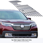 Upper Stainless Steel Chrome Billet Grille Insert for Honda Ridgeline (2017-2020)
