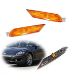 Amber Lens Front Bumper Side Marker Lights for Mazda RX-8 (2004–2008)