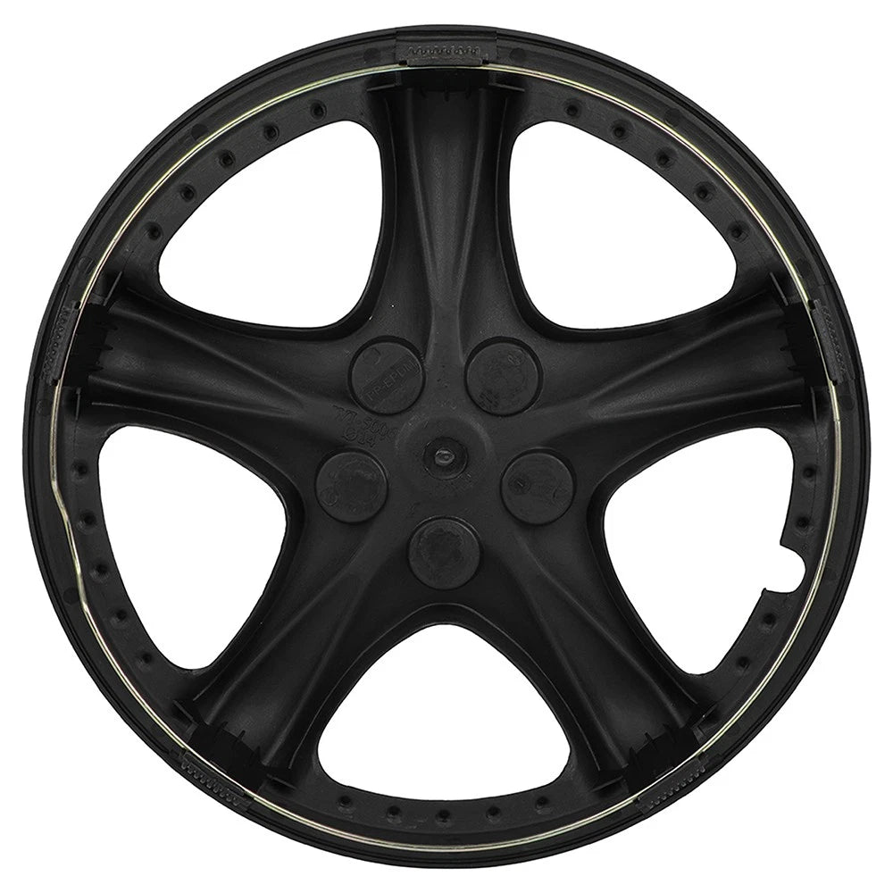 Set of 4 Snap On Full Hub Caps Wheel Covers for Universal Fit R14 (14")