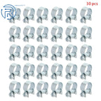 30 Pack Fuel Injection Hose Clamps for Auto (Fits 14mm-16mm)