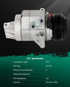 AC Compressor with Clutch for Lincoln MKZ 2007–2011 (3.5L V6)