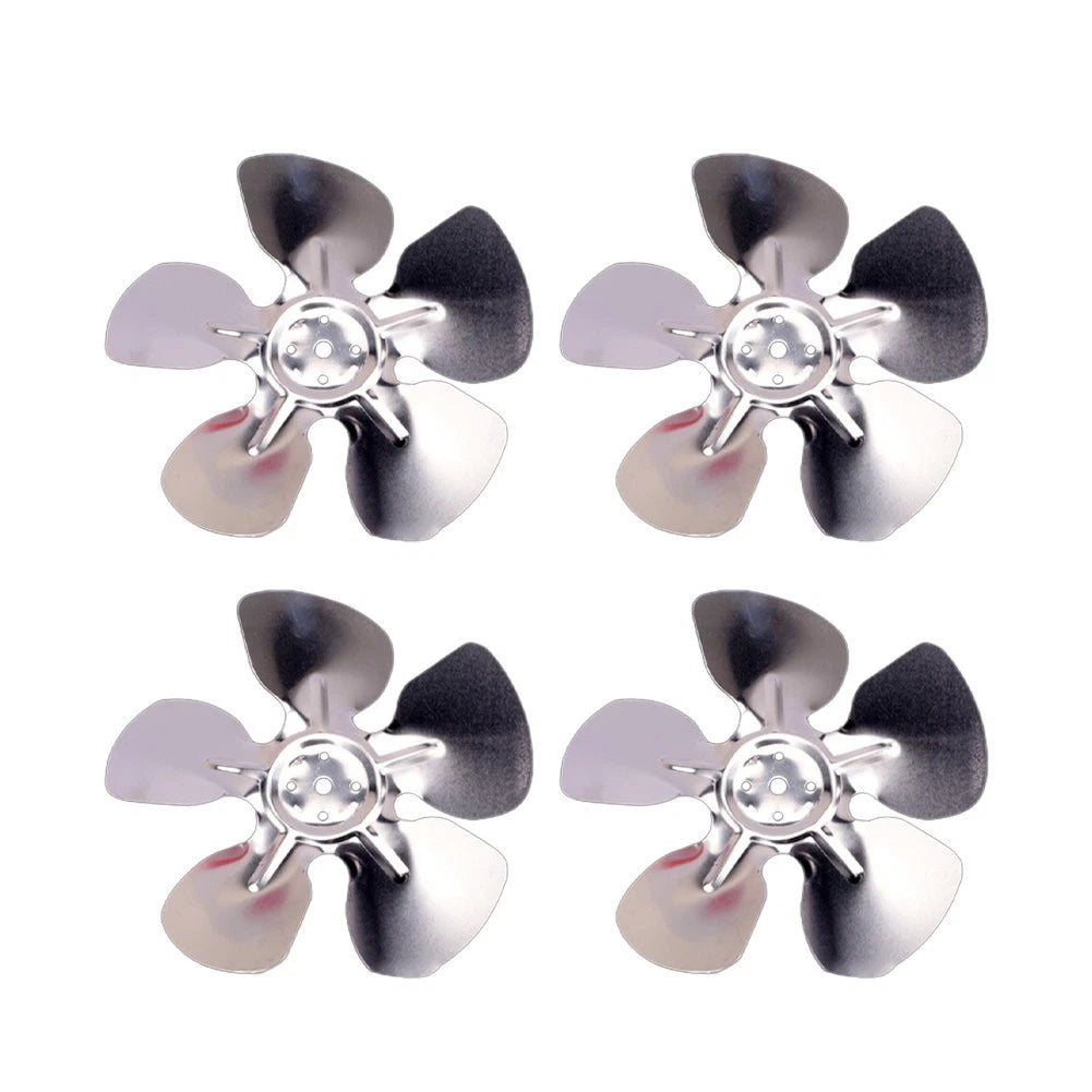 Set of 4 Cooling Fan Blades for Refrigerator Motor (150-250mm)