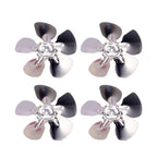 Set of 4 Cooling Fan Blades for Refrigerator Motor (150-250mm)