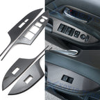 Carbon Fiber Texture Door Window Switch Panel Cover Trims for Honda Accord (2013–2017)