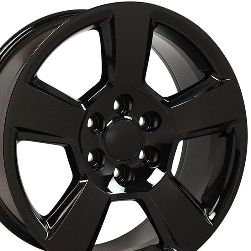 20" Gloss Black Wheel for 2003-2014 GMC Savana 1500 - RVO1441